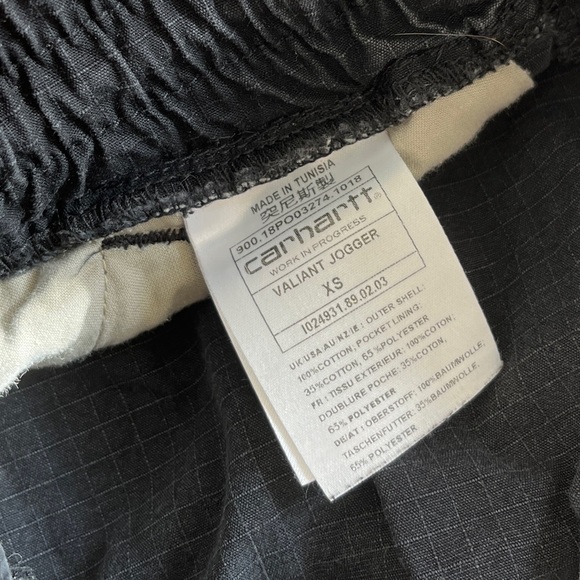 Carhartt Jogger Lounge Pants Black - Picture 4 of 12